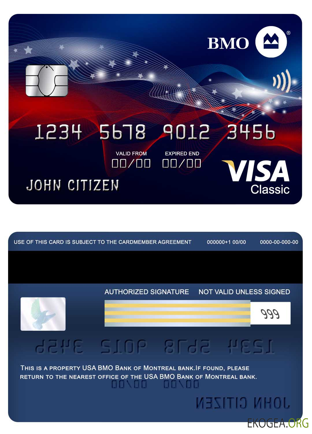 Carte Visa Classique USA BMO Banque de Montréal